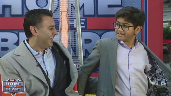 Father of Bears QB Tyson Bagent outfitted with custom suit from local designer