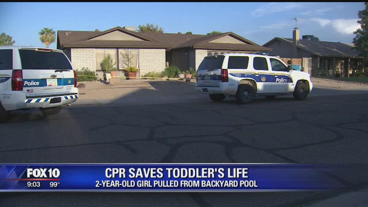 Phoenix Fire: 2-year-old girl revived after near-drowning in Glendale