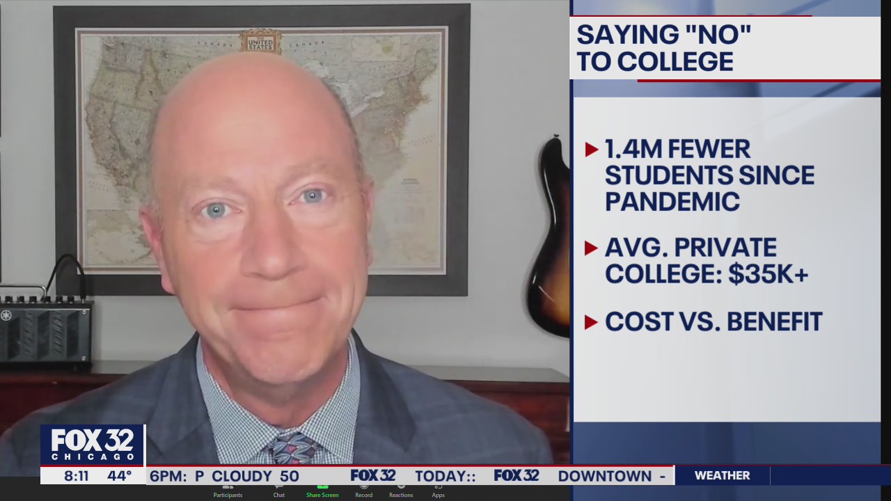 More high school graduates are saying 'no' to college