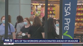 40% of TSA workers unvaccinated ahead of deadline