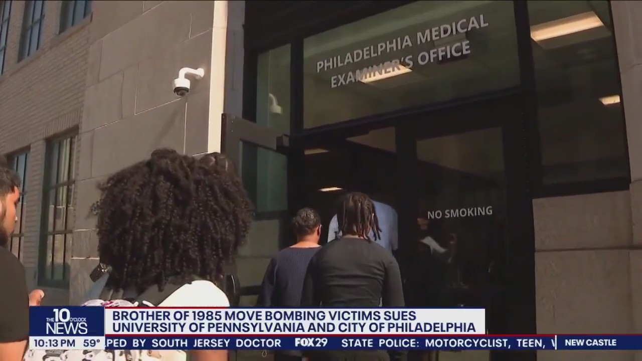 Brother of 2 girls killed in MOVE bombing sues city, UPenn | FOX 29 Philadelphia