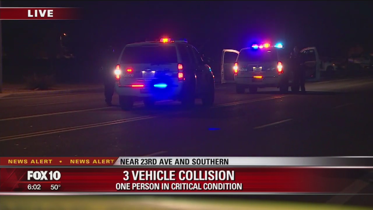 23rd Ave. & Southern crash