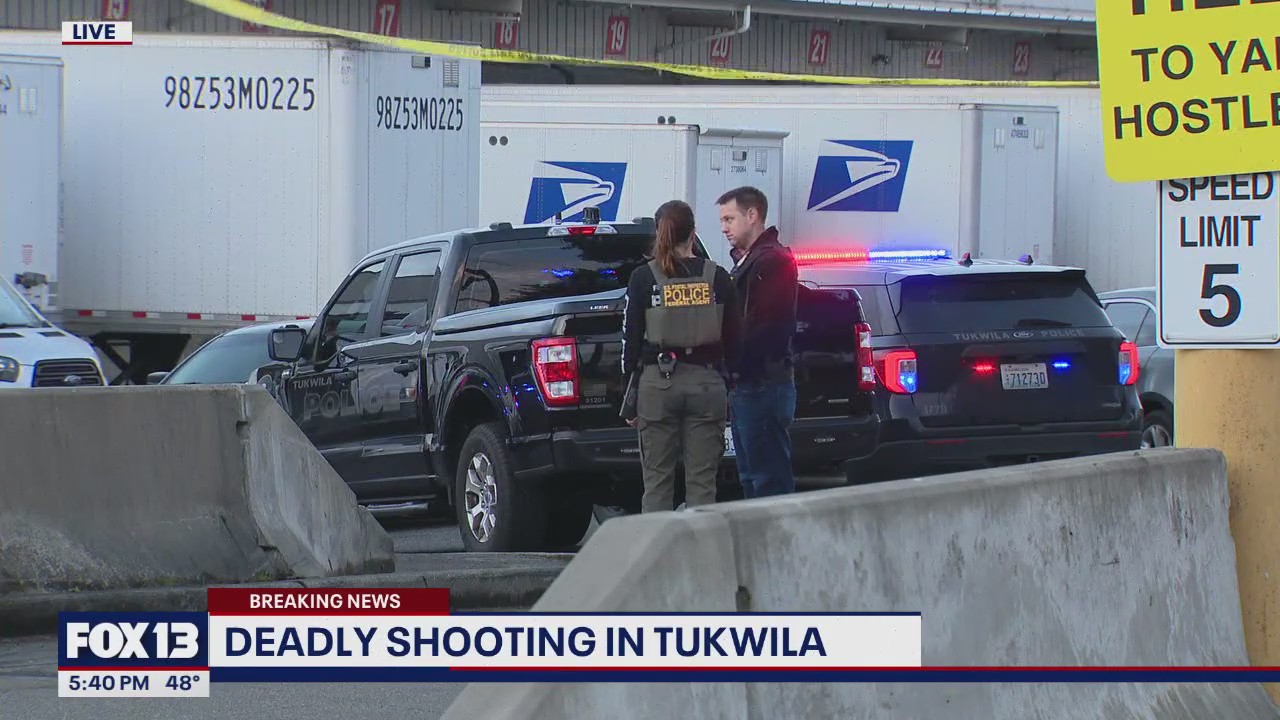 Man shot, killed at Tukwila USPS center