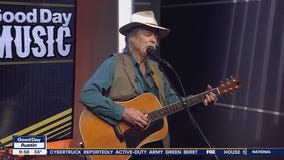 George Ensle performs in FOX 7 Austin studios