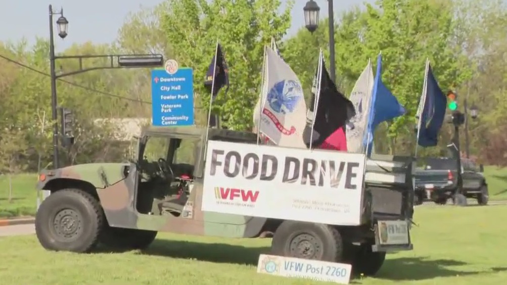 Food drive hosted by Oconomowoc VFW Post 2260