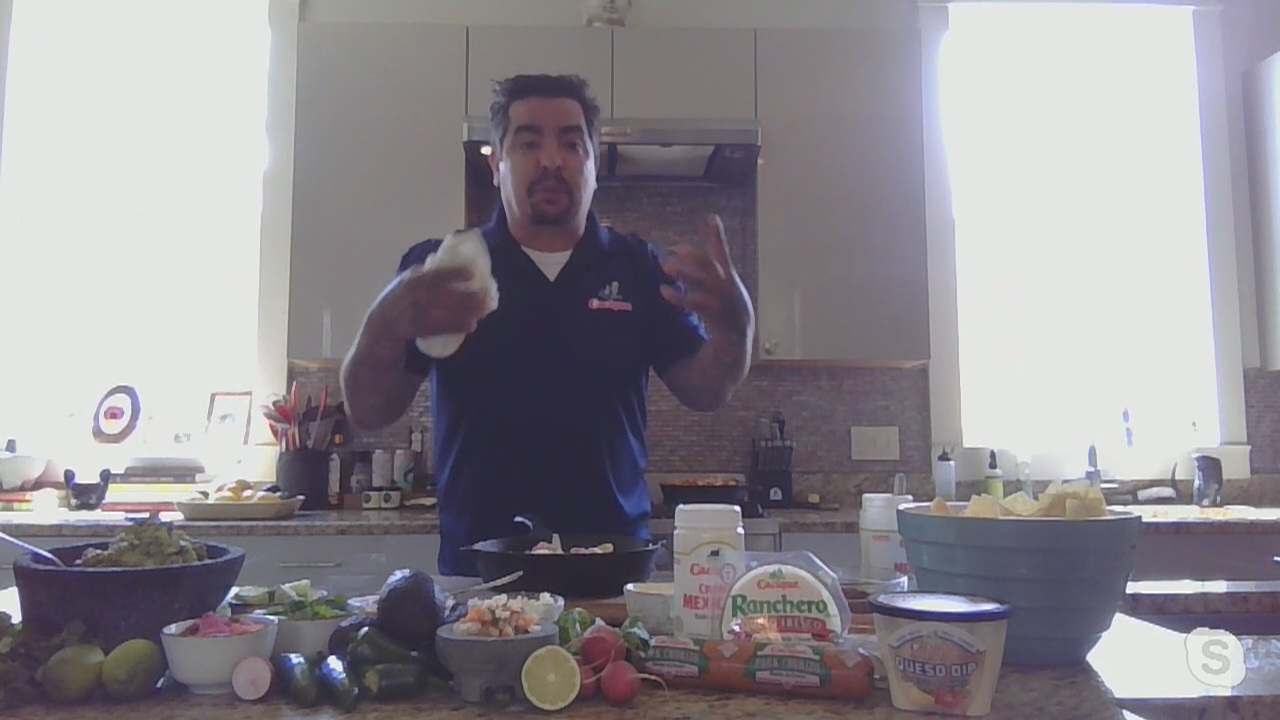 Chef Aaron Sanchez creates a Cinco de Mayo fiesta right at home