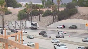 Multi-vehicle crash spills beer can, kegs onto 210 Fwy