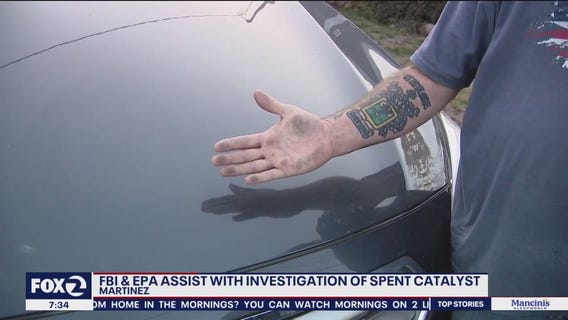 FBI and EPA investigating particles found in neighborhoods near the Martinez oil refining plant