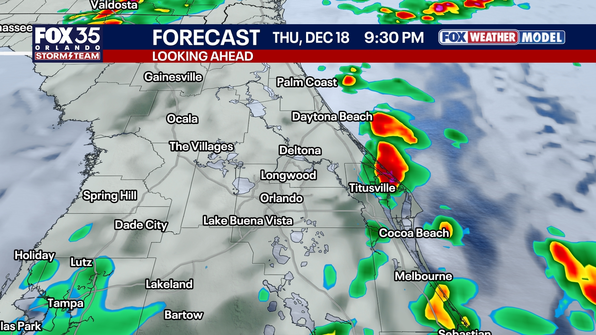 Orlando Weather Forecast PM: December 17, 2025