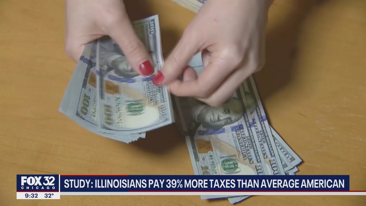 Illinoisans pay 39% more taxes than the average American, study finds