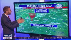 EF0 tornado confirmed in Burlington County