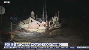 CA's Eaton Fire now 33% contained