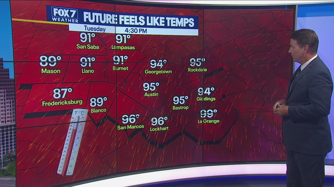 Noon weather forecast for August 3, 2021