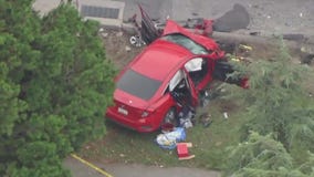 At least 1 dead in Westwood crash