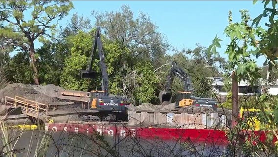 Phillippi Creek dredging project underway