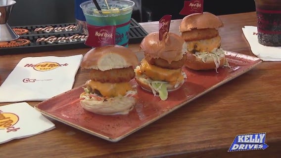 Drinks in the sand at The Beach Bar at the Hard Rock Atlantic City