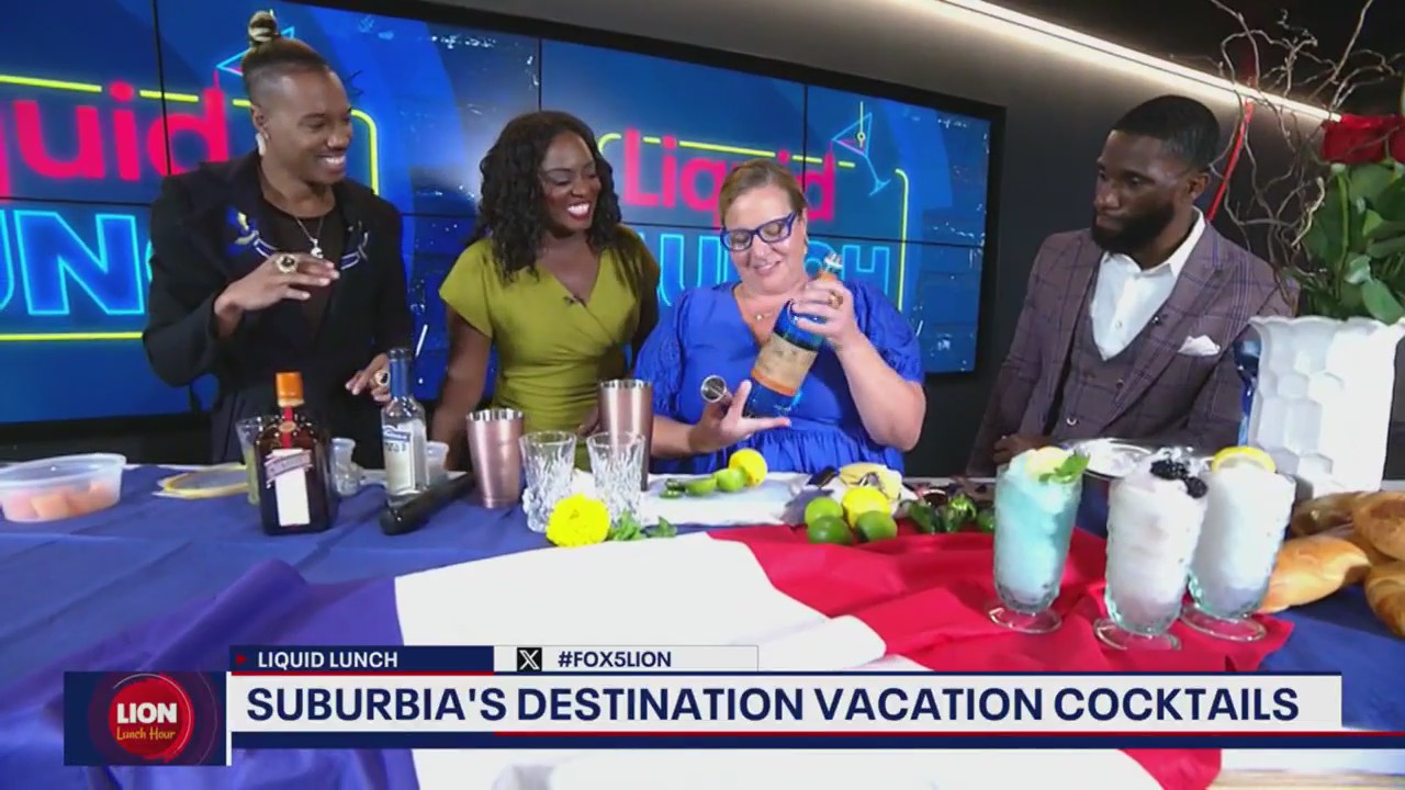 Suburbia's destination vacation cocktails