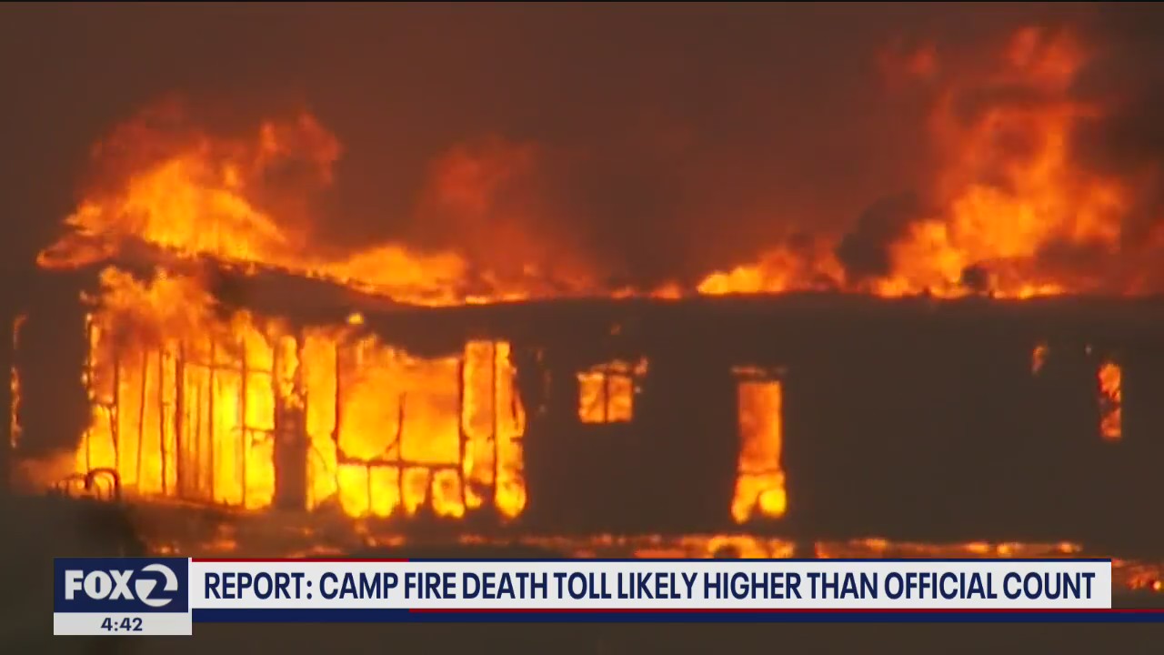 Report: Camp fire death toll likely higher than official count