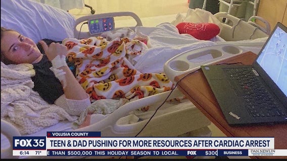 Teen, dad pushing for more resources after cardiac arrest