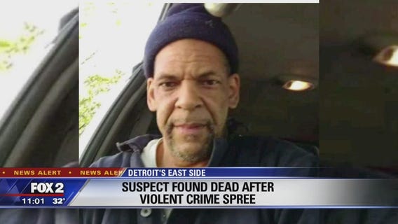 Suspect found dead, ending overnight manhunt that stretched from Canton to east Detroit