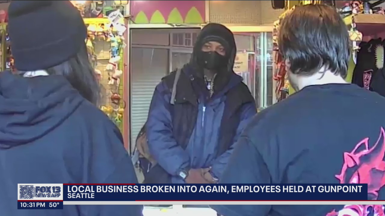 Pink Gorilla robbed again, employees held at gunpoint | FOX 13 Seattle