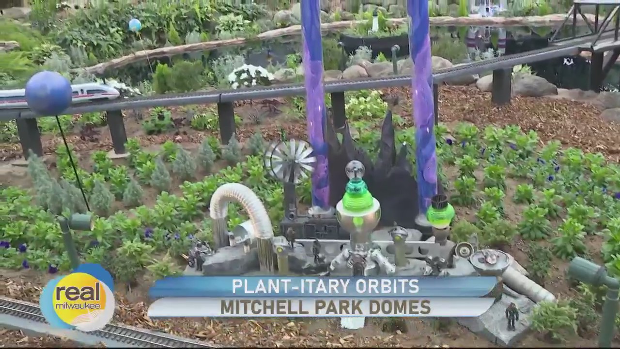 Mitchell Park Domes 'Plant-Itary Orbits' Train Show
