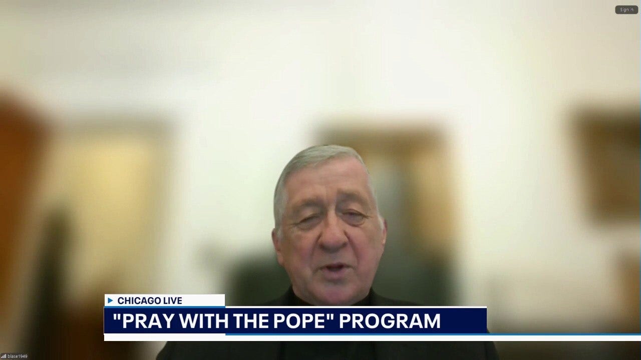 Archdiocese of Chicago joins global ‘Pray with the Pope’ campaign | ChicagoLIVE 