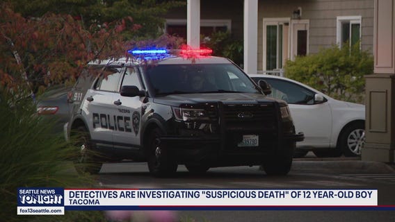 Police investigating suspicious death of 12-year-old boy in Tacoma, WA