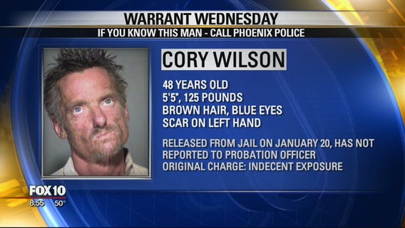 Warrant Wednesday: Police search for Cory Wilson
