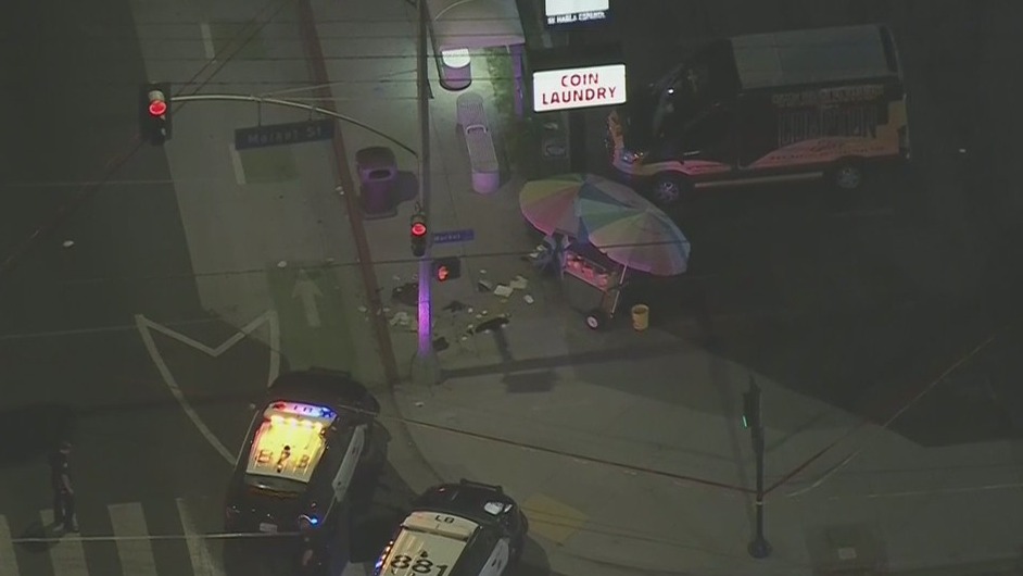 Two people, including child, shot in Long Beach; suspect on the run