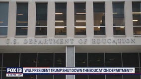 Will President Trump shut down the Department of Education?