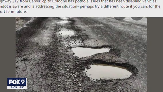 Pot holes a plenty in Twin Cities