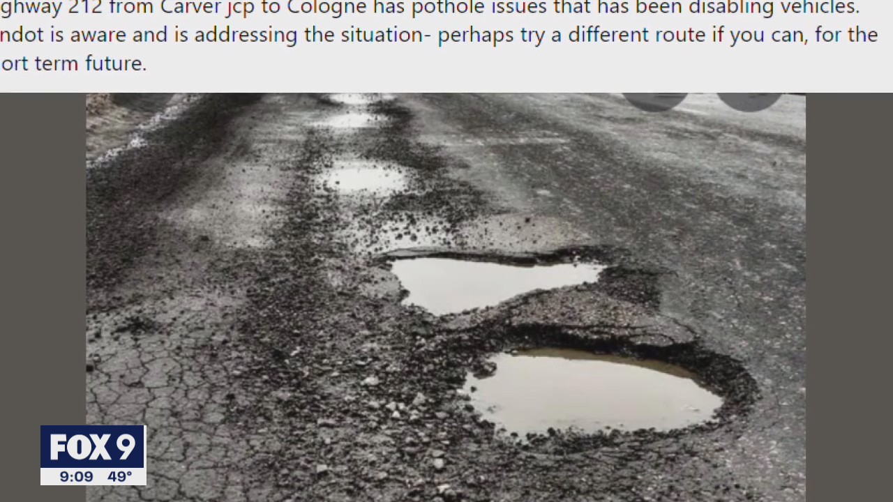 Pot holes a plenty in Twin Cities