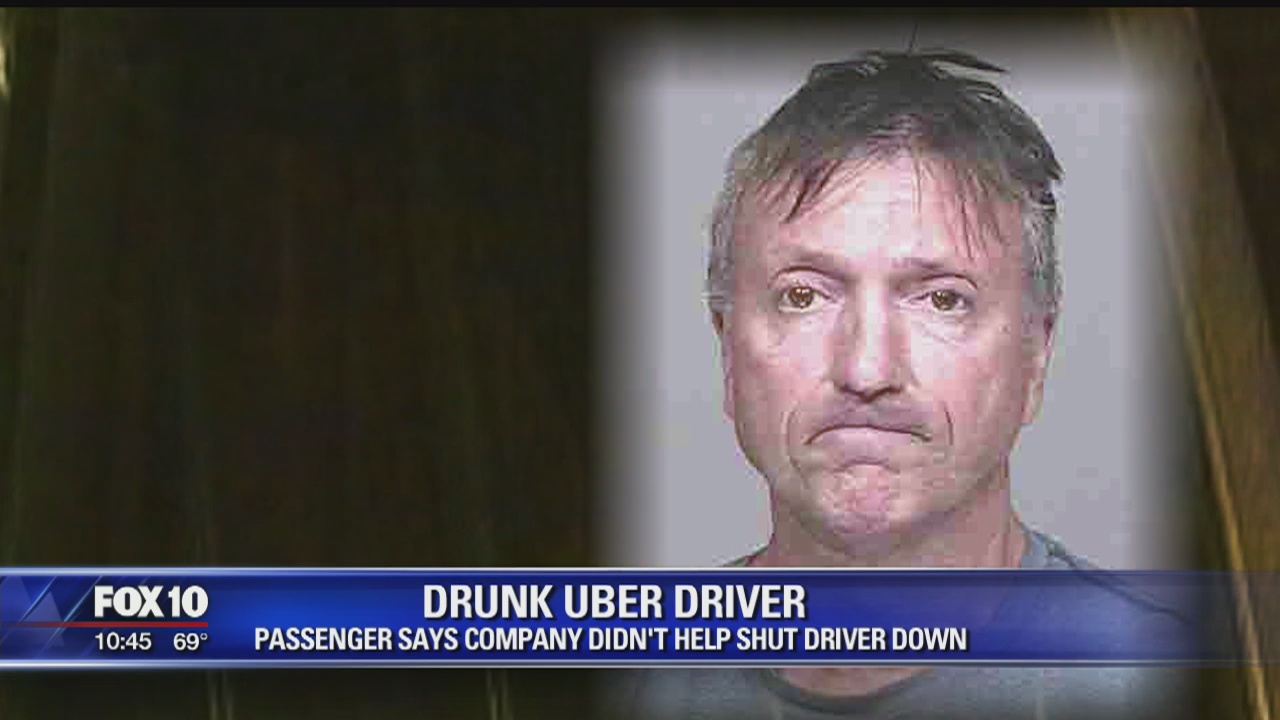 Man fuming after Uber trip with a drunk driver