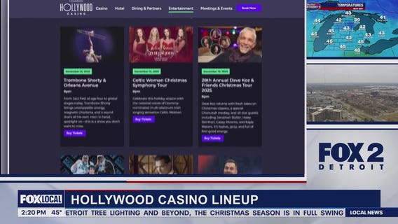 Hollywood Casino at Greektown: Entertainment Lineup for 2026 Announced