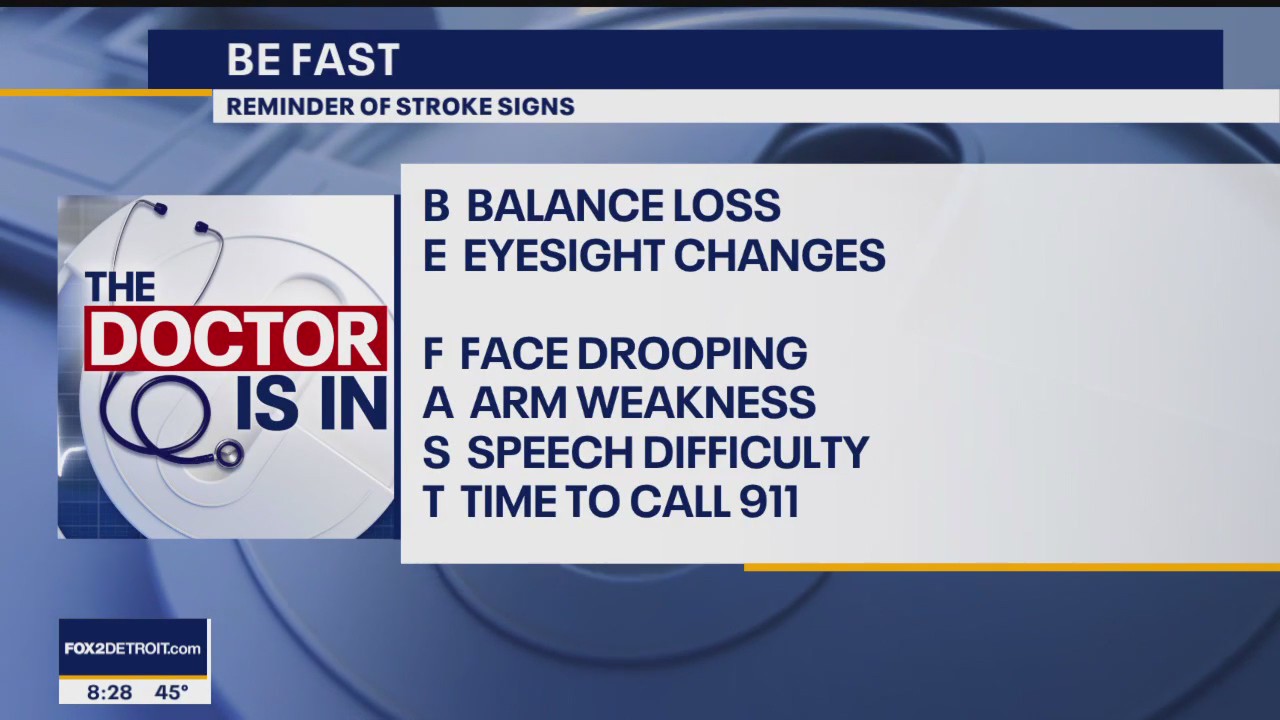 The Doctor Is In: May is Stroke Awareness Month