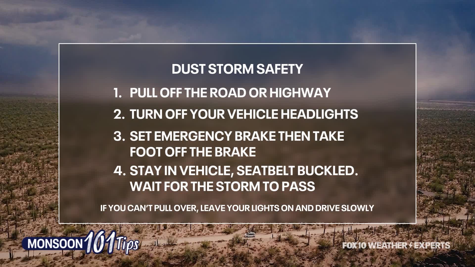 Monsoon 101: Dust storm safety | FOX 10 Phoenix