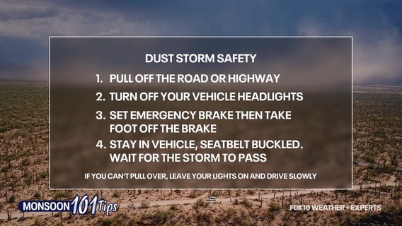 Monsoon 101: Dust storm safety