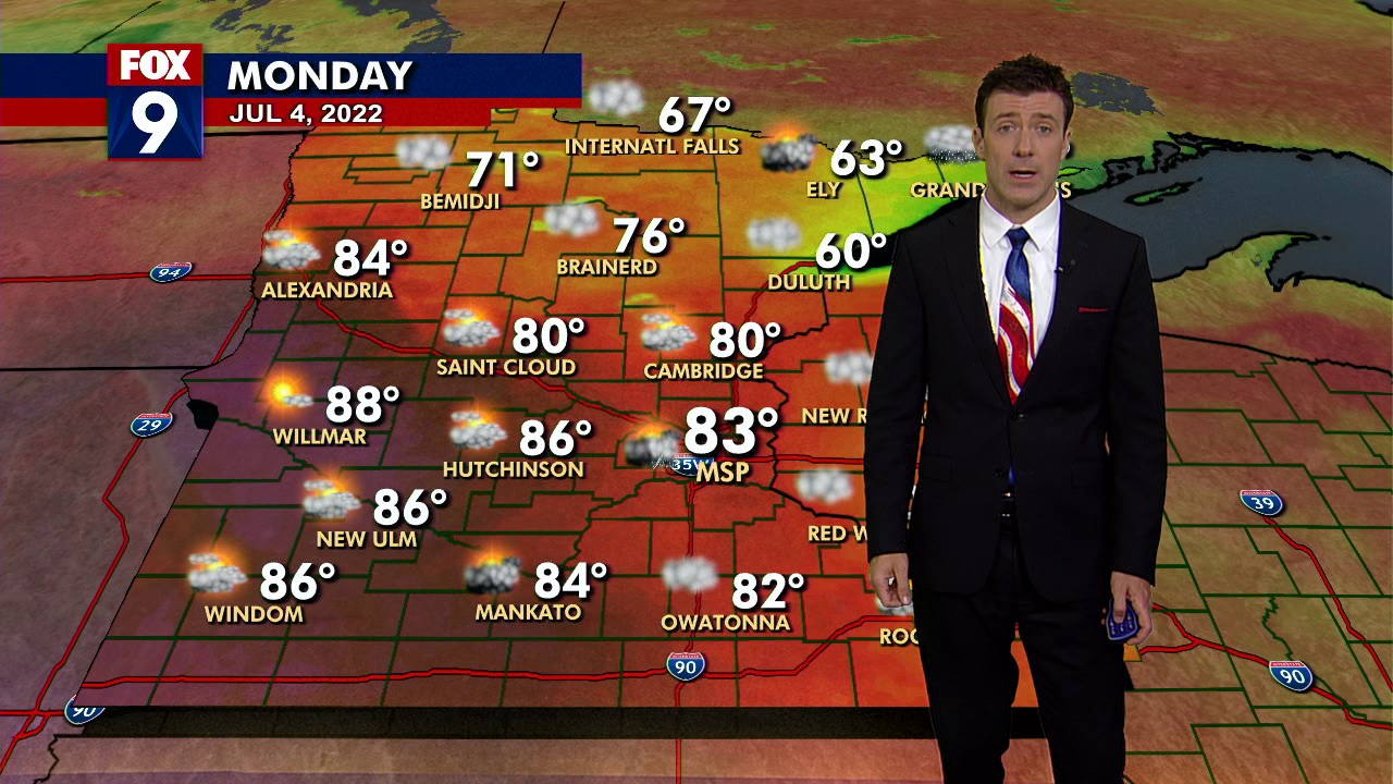 Fourth of July storms head east