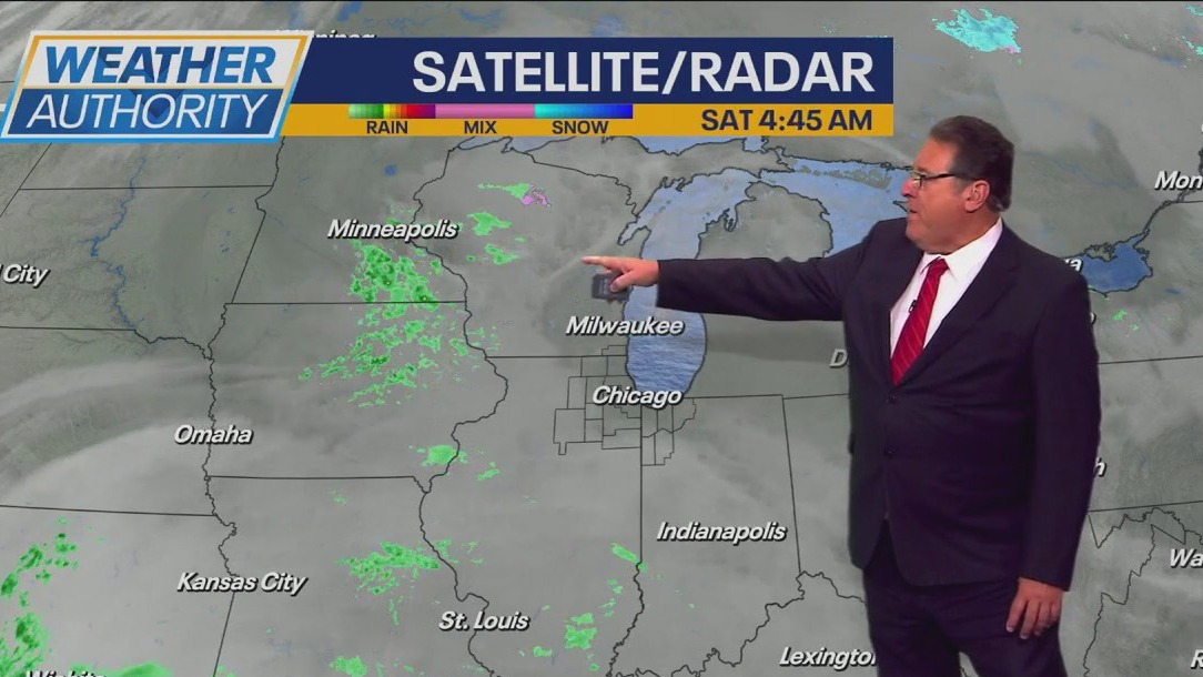 Chicago Weather: Temps still in the 50s, small chance of rain later