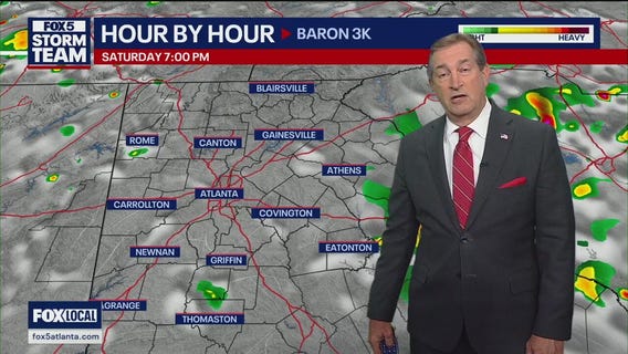 Friday evening forecast