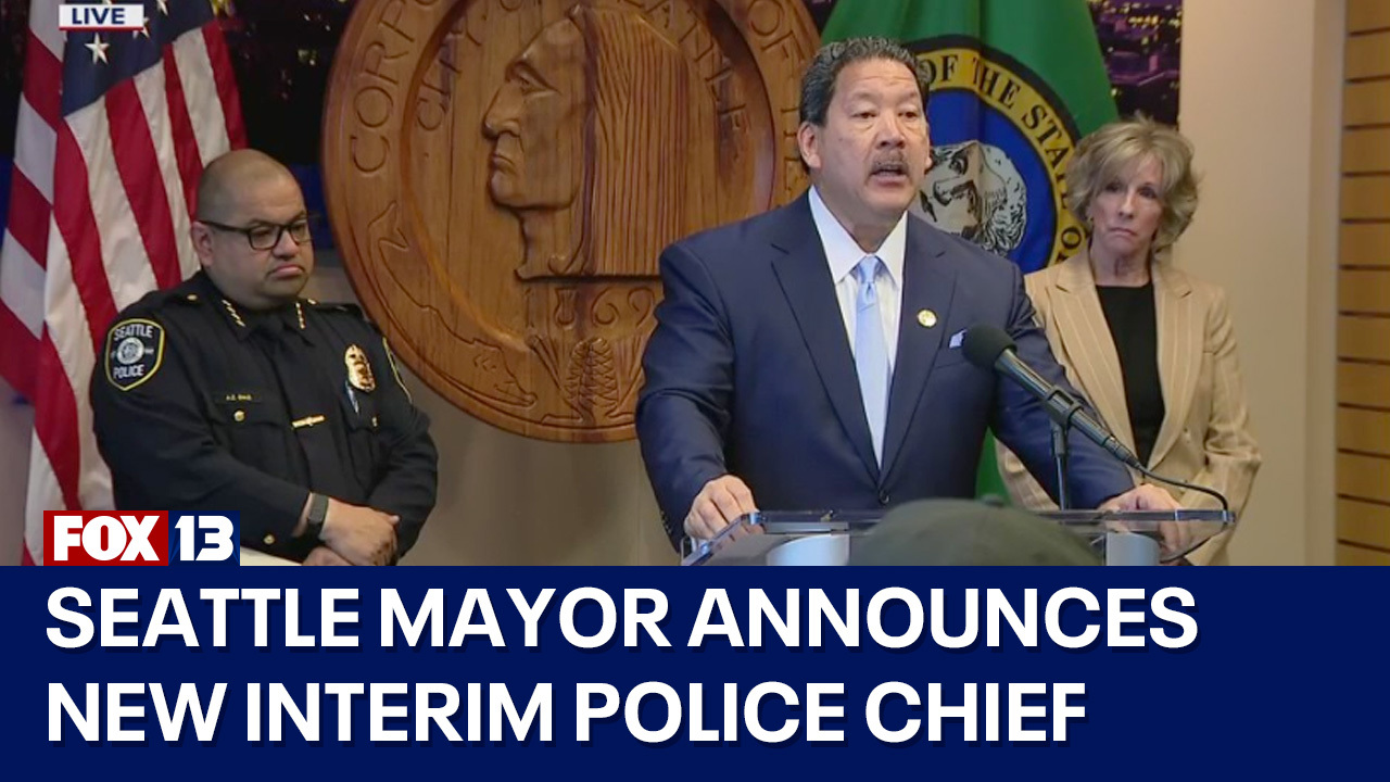 WATCH: Seattle Mayor Harrell announces new interim police chief (full ...