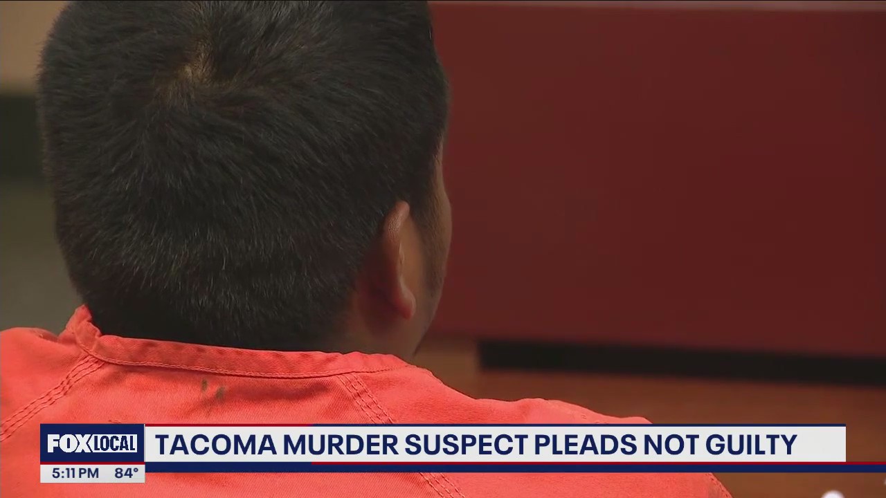 Tacoma murder suspect pleads not guilty