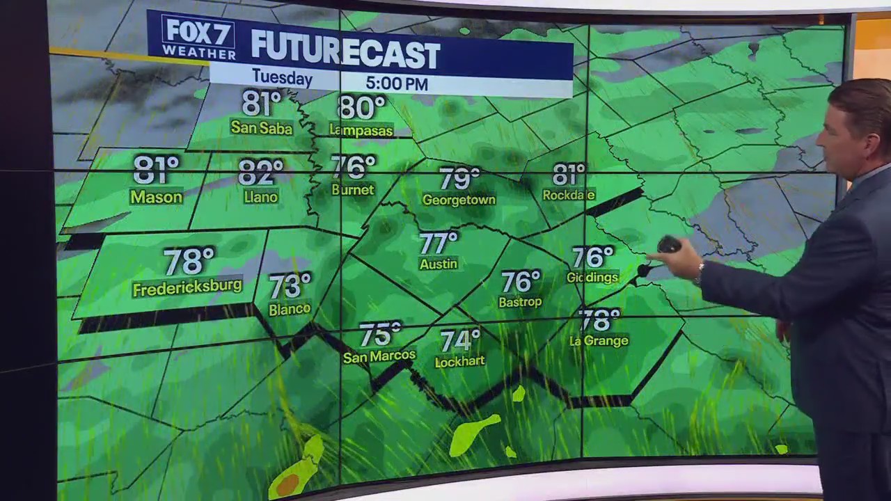 Austin weather: Beautiful Mon.; rain Tues.