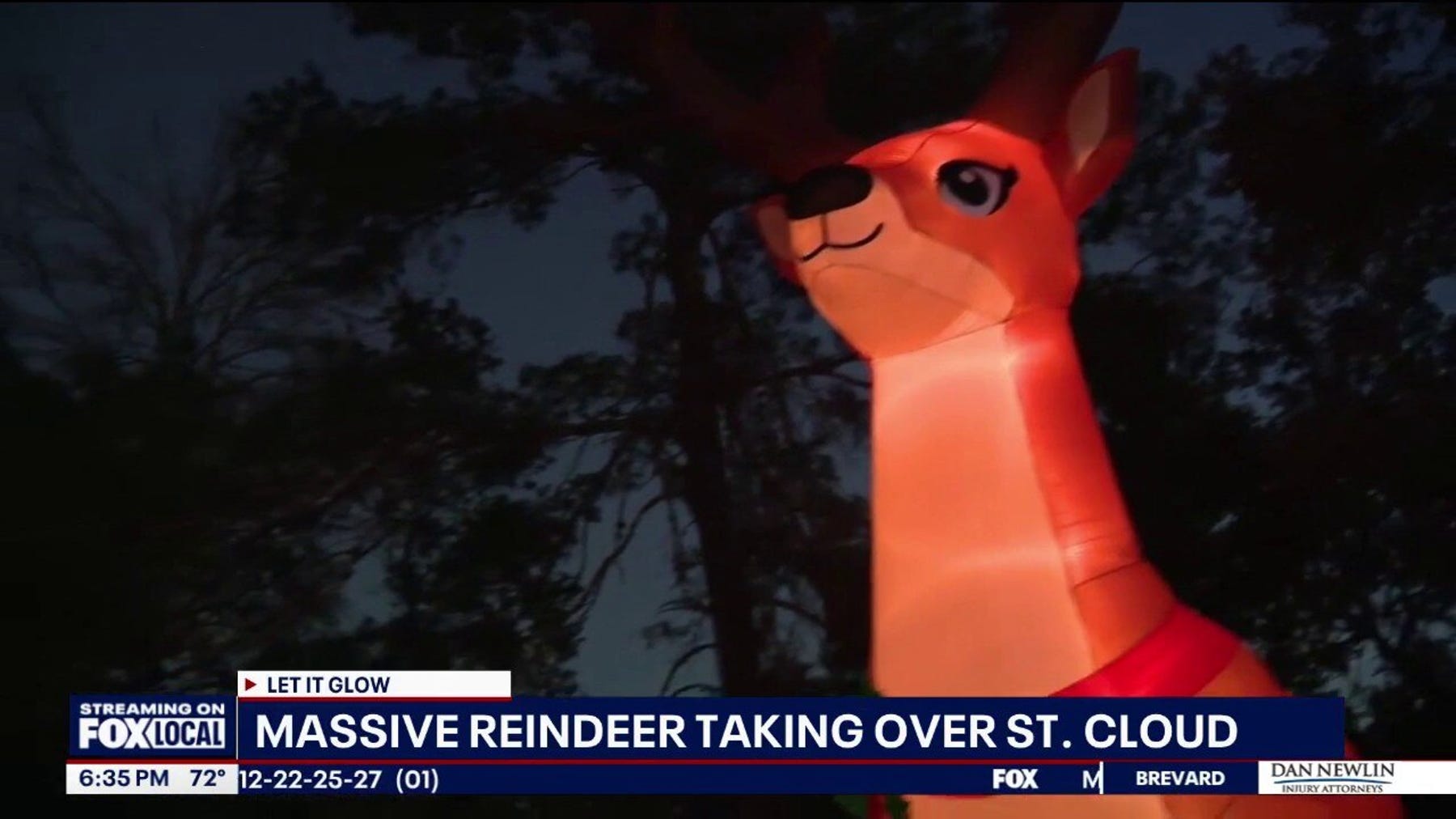 Let It Glow: Massive reindeer takes over St. Cloud