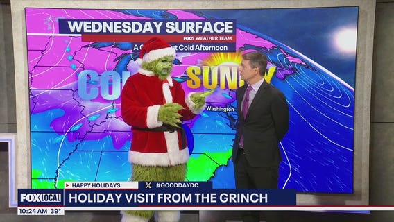 Holiday visit from The Grinch