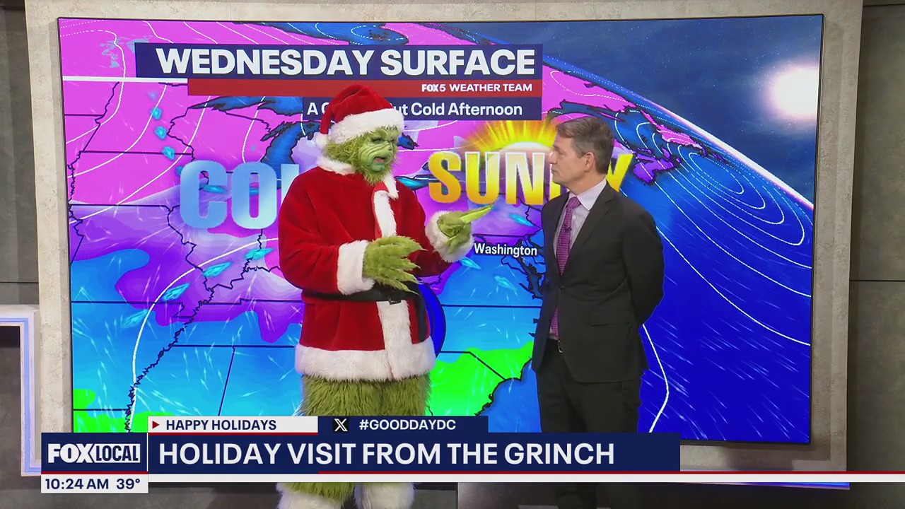 Holiday visit from The Grinch
