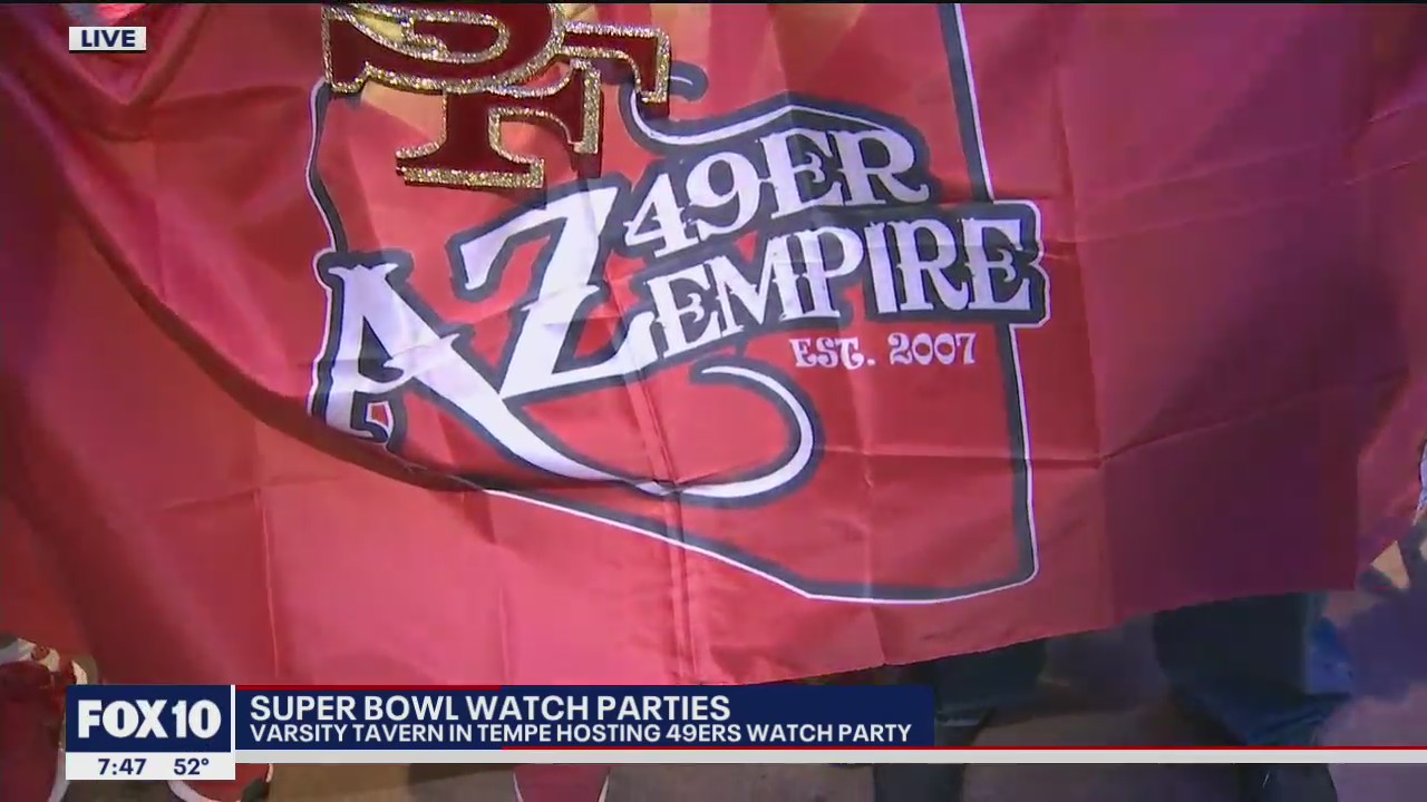 Tempe bar hosts 49ers fans for Super Bowl party