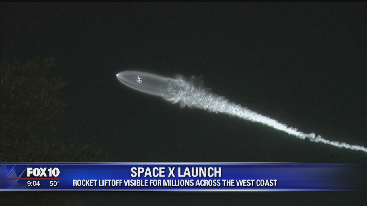 That thing in the sky tonight? Don't worry, it's a SpaceX rocket
