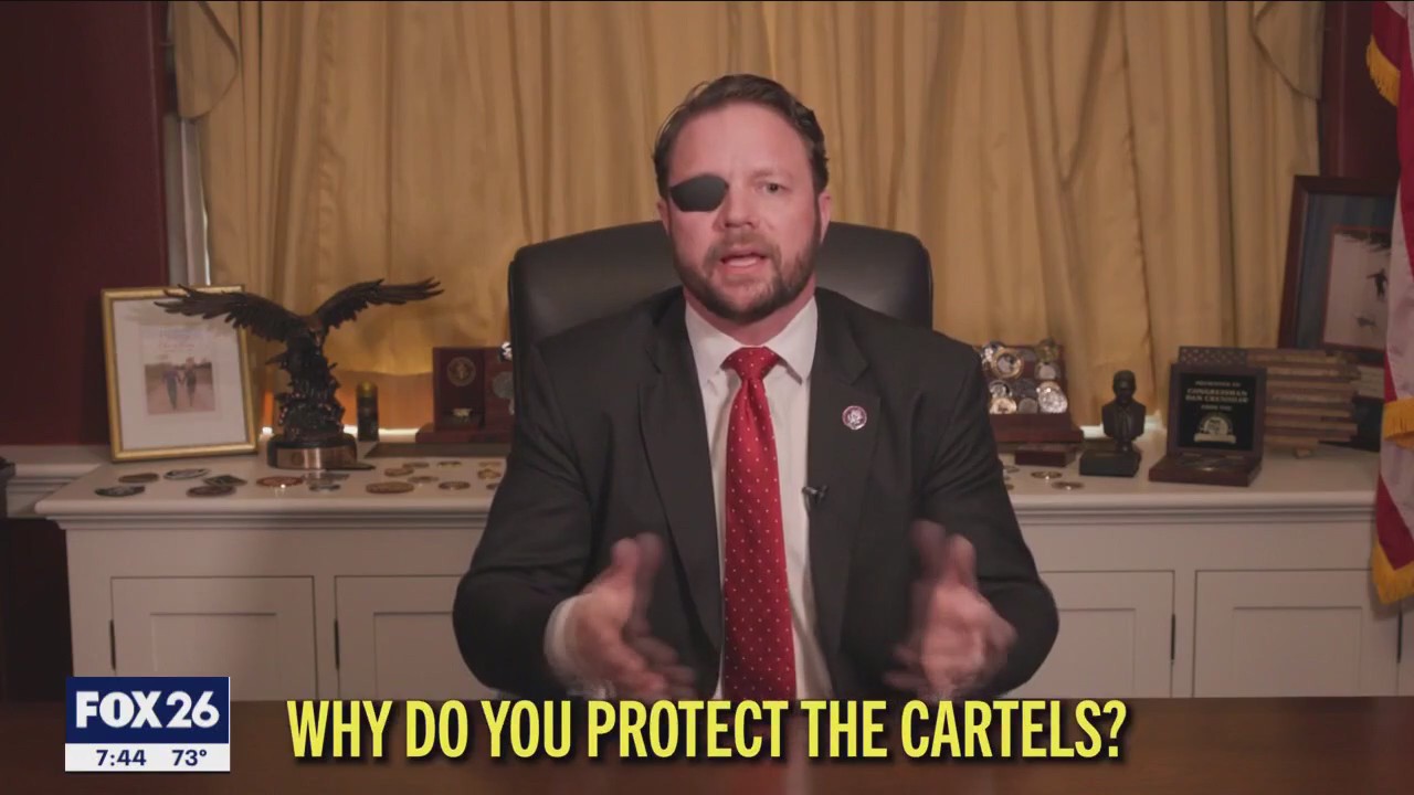 Congressman Dan Crenshaw calls for military force against Mexican cartels